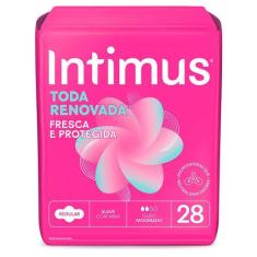 Absorvente Intimus Tecnologia Antibacteriana Com Abas - 28un