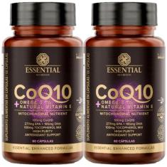 Coenzima Q10 com Ômega 3 TG - 2 unidades de 60 Cápsulas - Essential