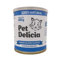 Ração Úmida Pet Delícia Gatos Adultos Hipercalórica 320g