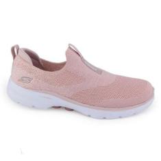 Tênis Skechers Go Walk 6 Glimmering 124502 slipon lava máquina-Feminino