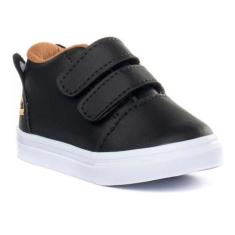 Tênis Leve e Confortável Infantil Mini Feet, Preto marrom, 26