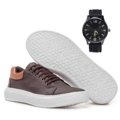 Tenis Casual Masculino Sola Alta Oversize Plataforma Ajuste Em Cadarço