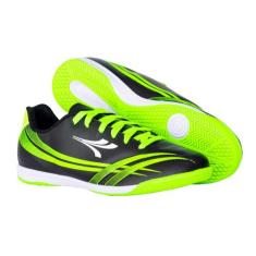 Tênis Futsal Chuteira Futebol De Salão Uny Linha Parma, Preto amarelo 