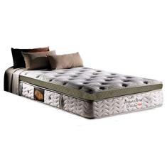 Colchão Solteirão Espuma Viscoelástico Visco Molas Ensacadas Masterpocket Imperatore Eco Bamboo Euro Pillow (96x203x34) - Herval