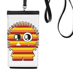 Bolsa estilo carteira para celular estilo alienígena Art Déco, universo, bolso preto