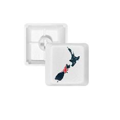 The Flag Island Country Map Nova Zelândia teclado mecânico PBT Gaming Upgrade Kit