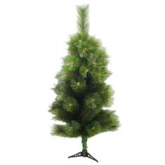 Árvore De Natal Pinheiro Verde 90Cm Com 75 Galhos Cheia