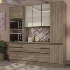 Cozinha Completa Planejada 5pc Maxxi CB342 Kappesberg, Nogal