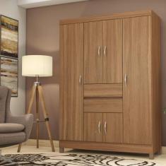 Guarda Roupa Casal 6 Portas 2 Gavetas Ecom II Demóbile, Amendola Touch