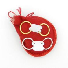 Brinco Masculino 18mm 2 Pares Folheado BR250