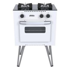 Fogão Portátil 2 Bocas Venax Mini Cook Gas Glp Branco, Branco, U