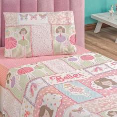 Jogo de Lençol Solteiro Babel em Microfibra 3pç 100% Poliéster - Kids 