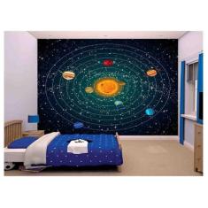 Papel De Parede Infantil Espaço Sistema Solar s69 - Você Decora