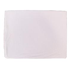 Lençol com Elástico para Mini Cama em Malha - Branco