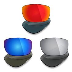 3 pares de lentes polarizadas de substituição Mryok para óculos de sol Oakley Monster Pup – Opções