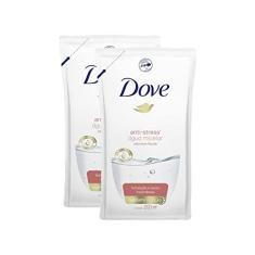 Kit 2 Refis Sabonete Líquido Dove Água Micelar Anti-Stress 200ml