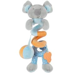 Mobile Pelucia Espiral com Mordedor Bichinho Mola Coala Buba