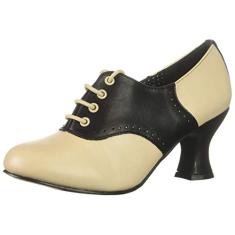 Ellie Shoes Oxford feminino 253-peggy, Preto, 40