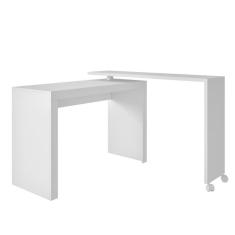 Escrivaninha Infantil Em Mdp Giratória Brv Móveis Branco