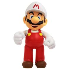 Imagem de Super Mario - Boneco 2.5 polegadas Colecionável - Mario de Fogo