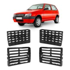 Kit 4 Difusor Grade Ar Uno Mille Fiorino 95 96 97 98 99 2013 - Auto Qu