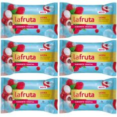 6UN La Fruta Sabonete Lichia Barra Vegetal 150g Davene