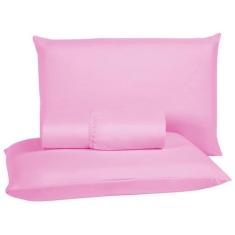 Roupa de Cama Queen 400 Fios 3 peças Hotel Pousada Macio Acetinado - N