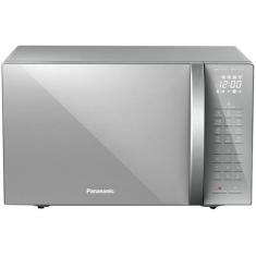 Micro-ondas Panasonic 34L NN-ST67LSRUN, Prata, 220V
