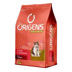 Ração Origens Gatos Castrados Frango 10,1kg