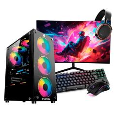 PC Gamer Completo Ryzen 5 5500, RTX 3060, 16GB DDR4, SSD 480GB, 600W 80 Plus, PC5510-E