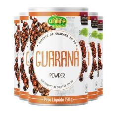 Kit 5 Guaraná Powder Em Pó 150G Unilife
