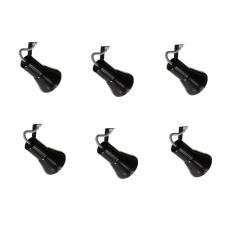 Kit 6 Spot Trilho Perfilado Eletro calha Par20 Bulbo OL3