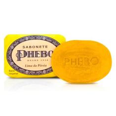 Sabonete em Barra Lima da Pérsia Glicerina Óleo de Palma Phebo 90g, 1,