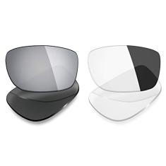 Lentes de reposição polarizadas para óculos de sol Oakley Fives Squared da Mryok