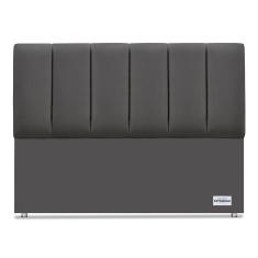 Cabeceira South Veluto Cinza Queen (11x160x125) - Ortobom