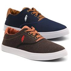 kit 2 tenis masculino casual sapatenis da polo up