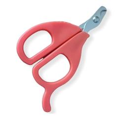 Tesoura Cortador De Unhas Higiene Pet Cães Gatos EL-P26 Verm