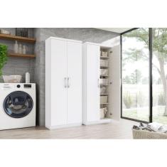 Guarda-Roupa Multiuso Margarida 02 Pts. Branco - Henn