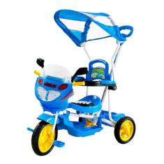 Triciclo Passeio Divertido Motoca Azul DM Toys