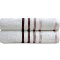 Jogo de Toalhas 2 Peças Banhão Gigante Fio Penteado Lumina Karsten