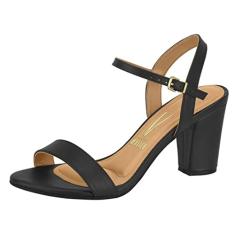 Sandália Casual,Vizzano,Feminino,PRETO, 39