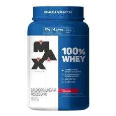 100% Whey Max Titanium 900g-Unissex