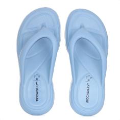 Chinelo Piccadilly Marshmallow Azul Denim - Feminino-Feminino