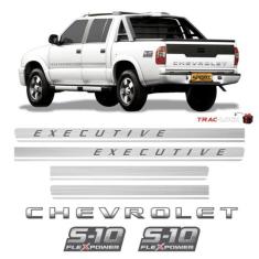 Kit Adesivos Faixas S10 Executive Flex Power Vermelho - SPORTINOX, S10