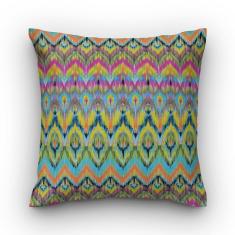 Capa de almofada VivaIN geométrico suede chevron colorido