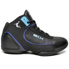 Tenis De Basquete Charge Preto E Azul