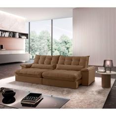 Sofá Classic Veludo 02 Módulos 90 Cm B25 Cm Meu Sofá Online B016 Veludo Marrom