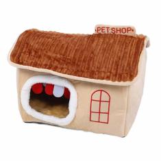 Cama de Gato para Gatos Internos, Cama de Caverna para Gatos, Casa de Gato, Casa de Cachorro Interna Removível, Lavável, Macia, Conforto Aprimorado, Casa de Gato Quente de