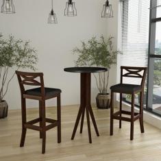 Conjunto Bistrô 1 Mesa 2 Banquetas Copacabana - CCS Interiores