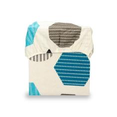 Lençol Cama Queen c/ Elástico em Volta Avulso Estampado Percal 180 Fio